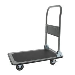 Professional trolley with foldable handle