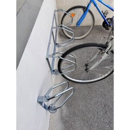 Wall-mounted 3 bikes rack