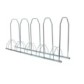 Bicycle rack for 5 bikes with hoops