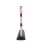Foldable parking bollard with structure