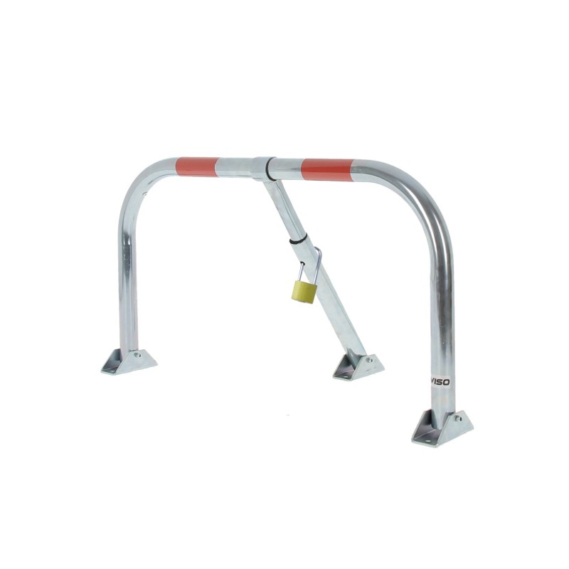 Parking hoop with padlock