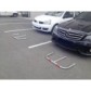 Parking hoop with padlock