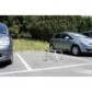 Parking hoop with padlock