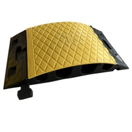 Heavy-duty 4-channel cable protector
