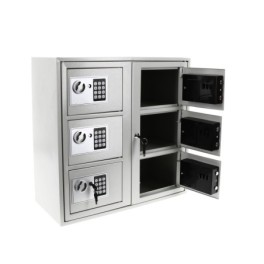 Locker for phones and personal belongings - 6 compartments