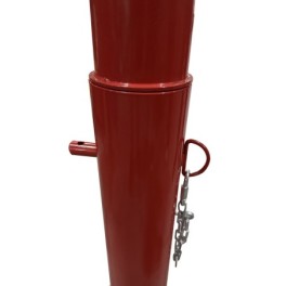 Barrière pivotante rouge