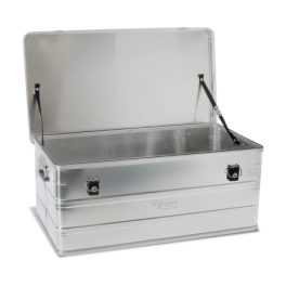 Malle aluminium avec coins de 29l à 425l