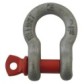 Galvanized steel bow shackle