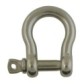 Stainless steel bow shackle