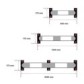 Bordure de balisage modulable acier
