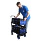 Combination trolley and foldable hand truck