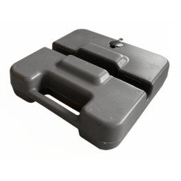 Base pour barrière d'intervention en pvc