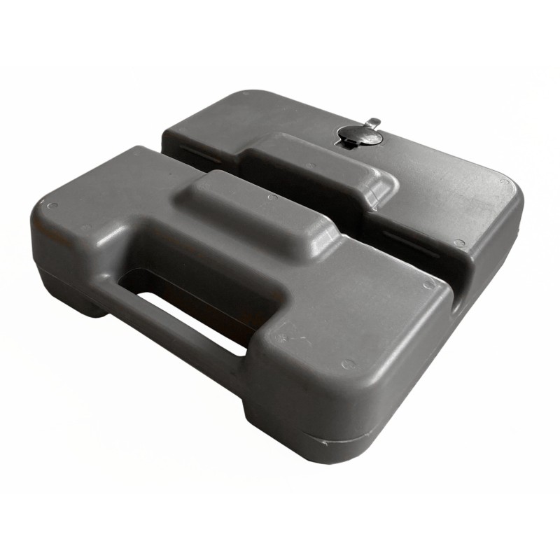 Base pour barrière d'intervention en pvc