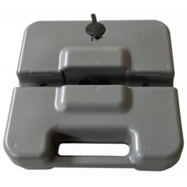 Base pour barrière d'intervention en pvc