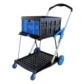 Folding trolley with 2 platforms