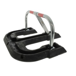 Parking hoop Ø 50 mm with central base, to be fixed