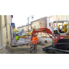Barrière de chantier acier 1,50 m