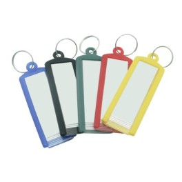 Plastic label holder