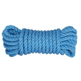 Colored polypropylene rope