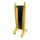 Extendable plastic safety barrier - 2m