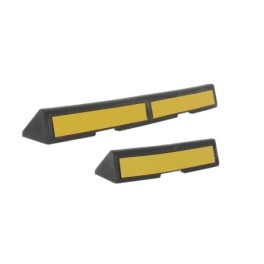 Butée de roues noir/jaune