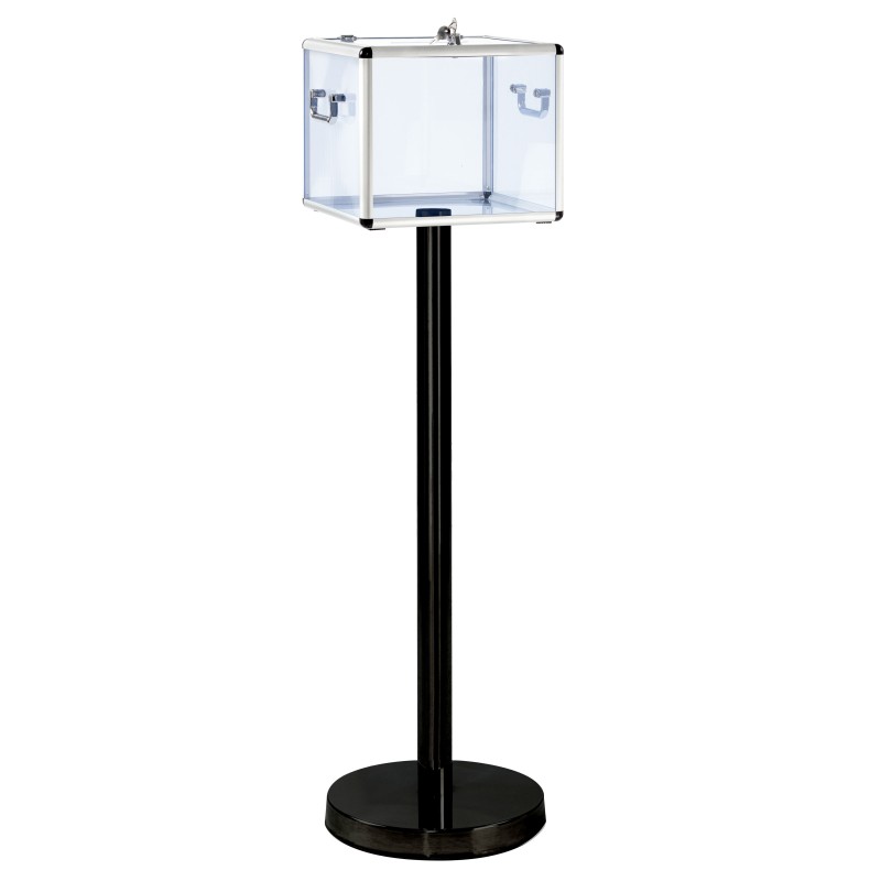 Ballot box on a post for 500 to 1000 ballots