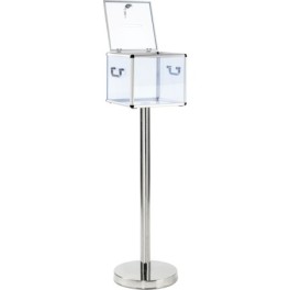 Ballot box on a post for 500 to 1000 ballots