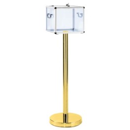 Ballot box on a post for 500 to 1000 ballots