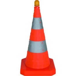 Cône de signalisation pliant