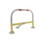 High-resistance spring-loaded parking bollard