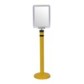 Fixed-height information post