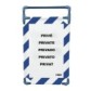Barrière d'intervention pvc 1000 mm