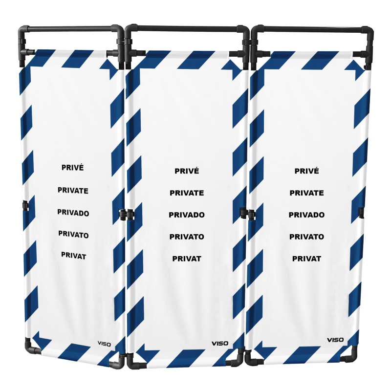 Intervention barrier - 3 panels