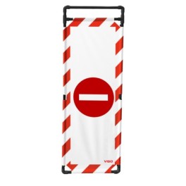 Barrière d'intervention pvc 1800 mm