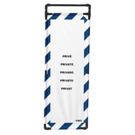 Barrière d'intervention pvc 1800 mm