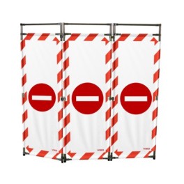 Intervention barrier - 3 panels