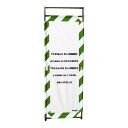 Barrière d'intervention inox 1800 mm