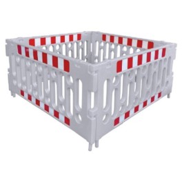 Polypropylene safety barrier
