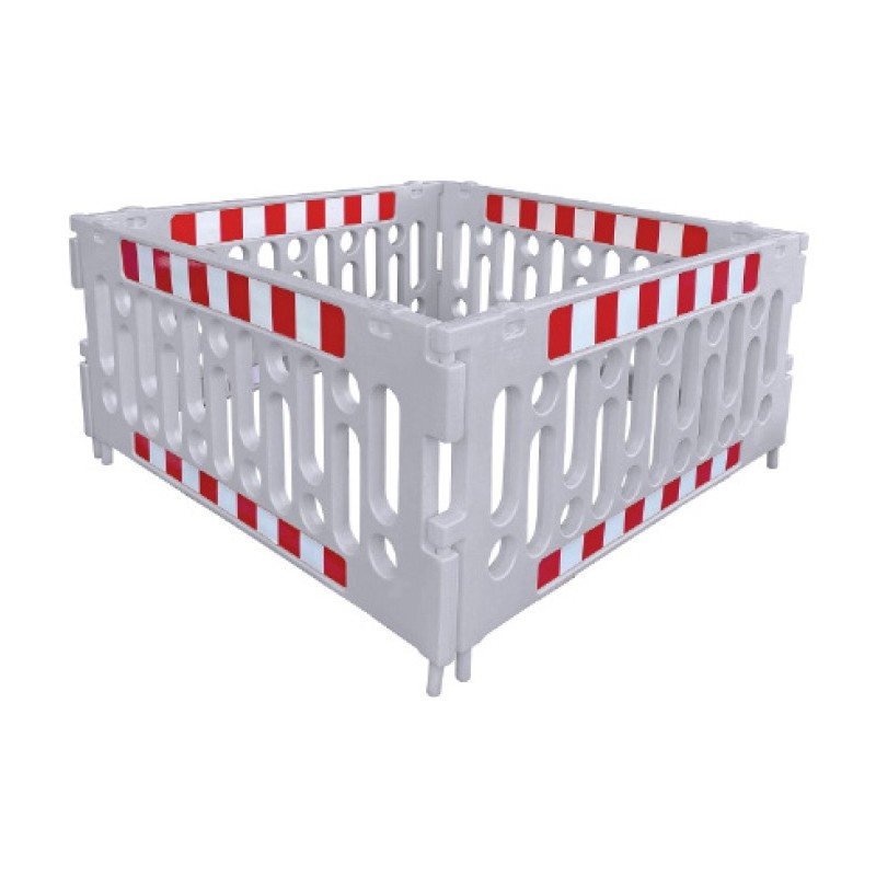 Polypropylene safety barrier