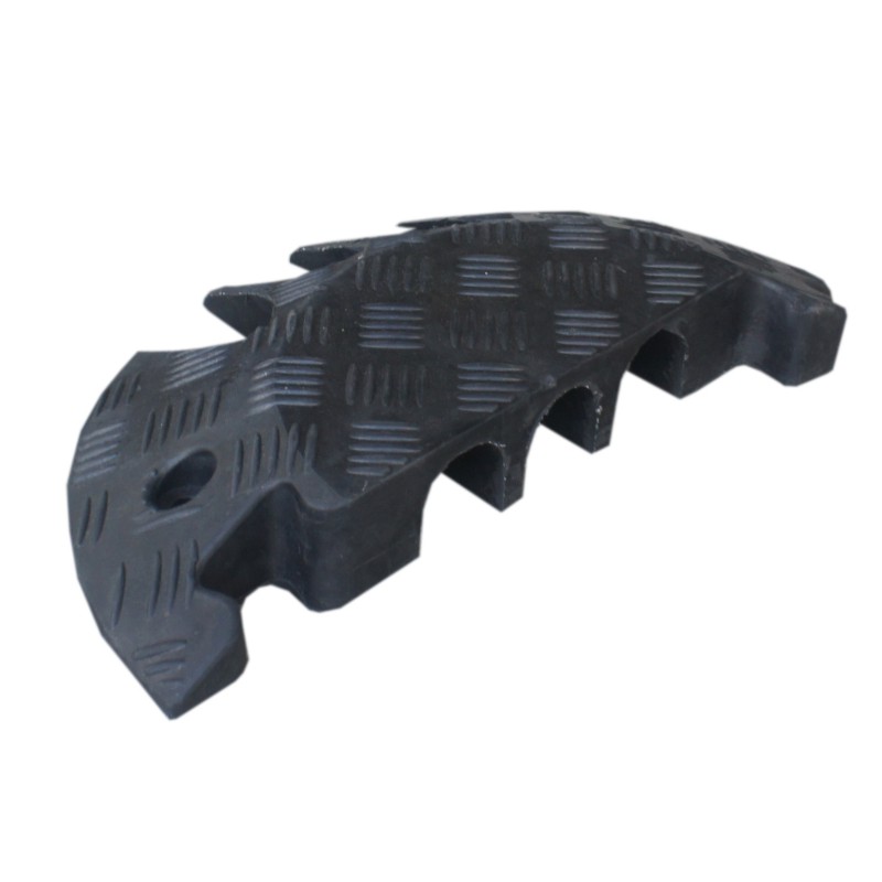End cap for cable protector with lid