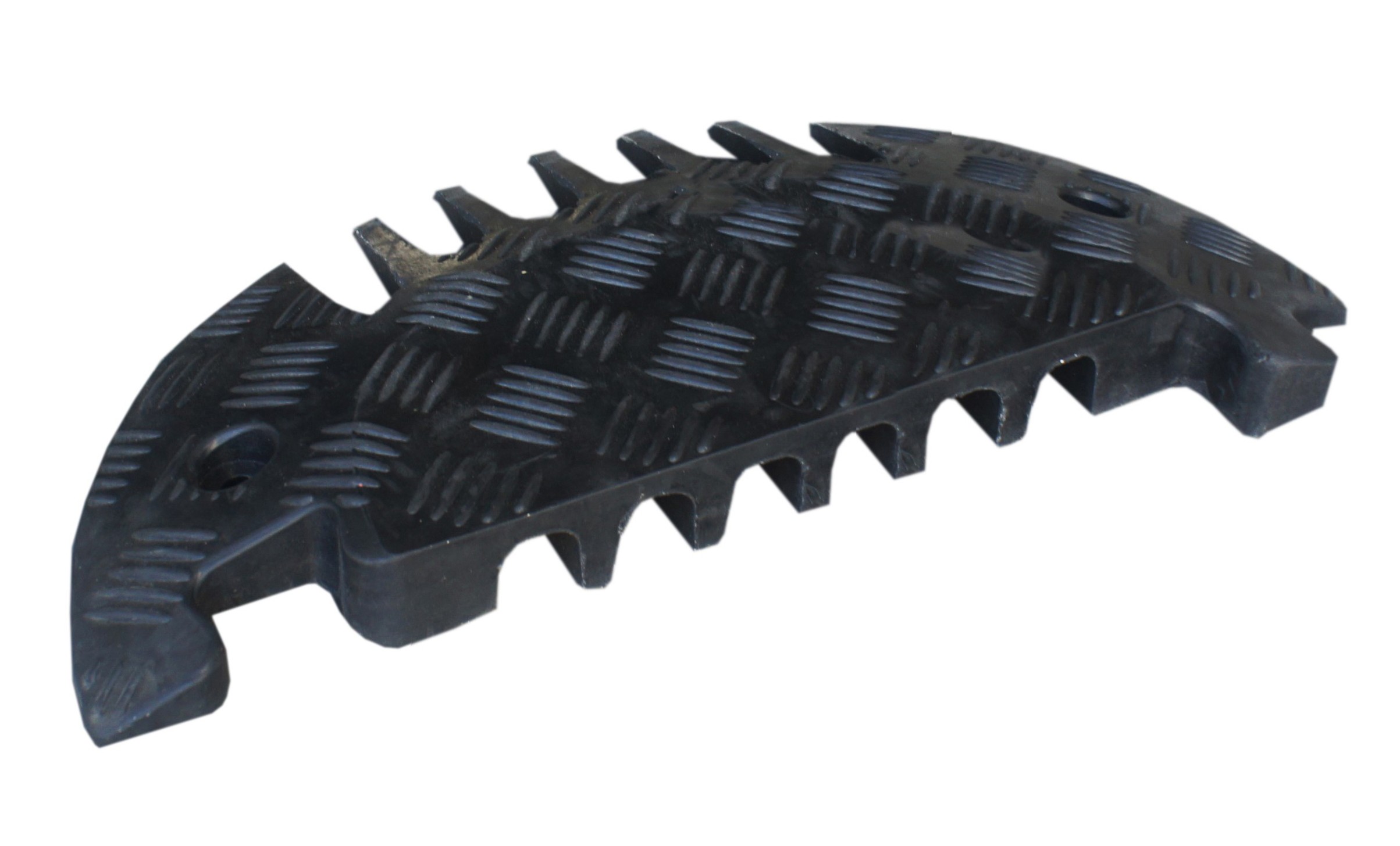 End cap for cable protector with lid