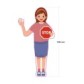 Traffic signal character