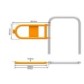 Modular barrier Ø 60mm