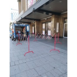 Barrière extensible acier 2,30 m