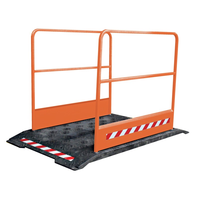 Construction site walkway