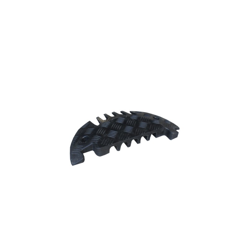 End cap for cable protector with lid