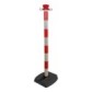 Poteau plastique avec base pliante