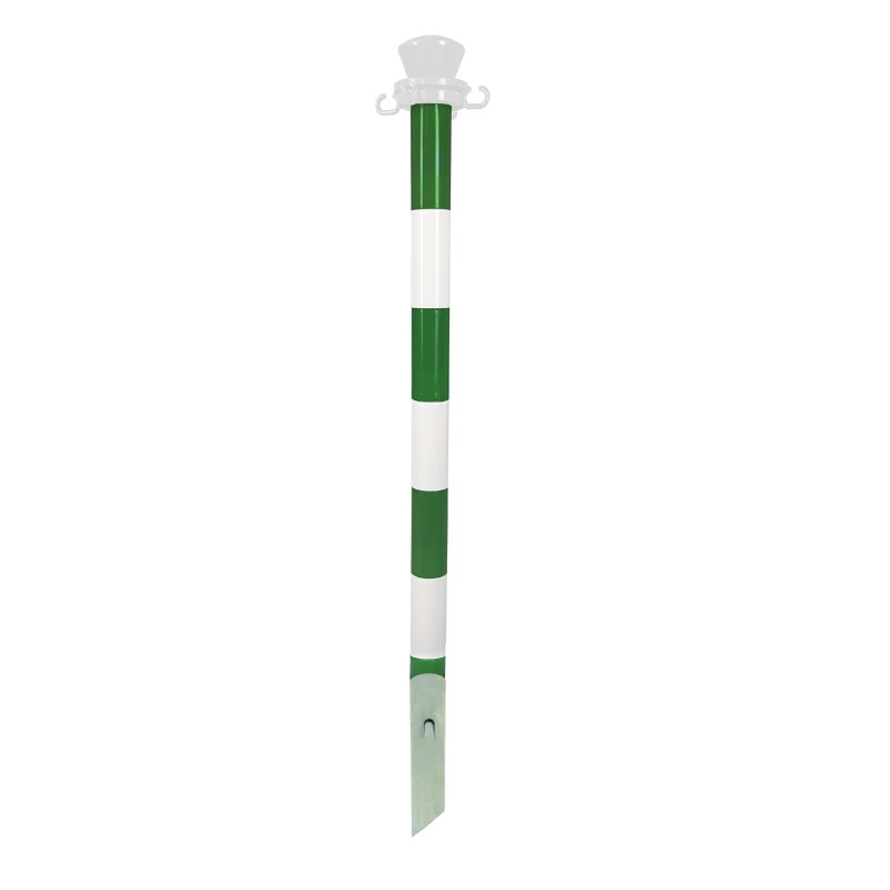 Plastic bollard for ground planting