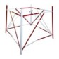 Square extendable construction barrier
