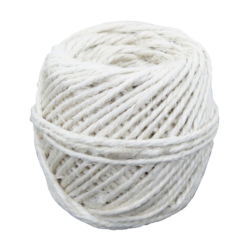 Natural fiber string